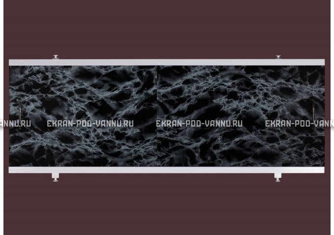 Экран EUROPLEX Универсал черный мрамор – купить по цене 6250 руб. в интернет-магазине в городе Тюмень картинка 1