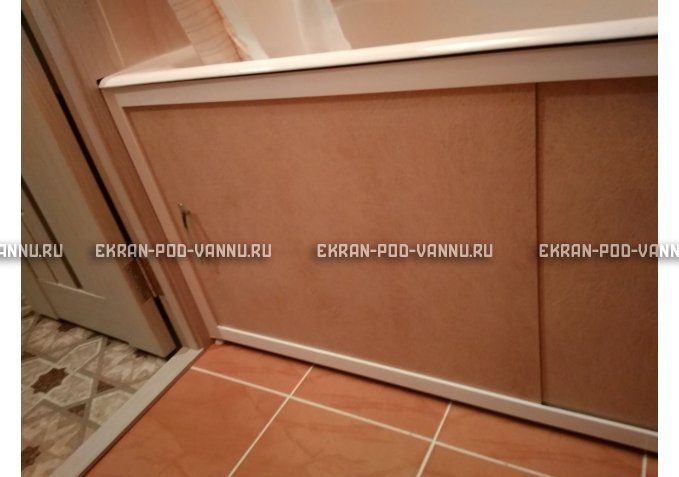 Раздвижной экран EUROPLEX Комфорт бежевый – купить по цене 6750 руб. в интернет-магазине в городе Тюмень картинка 2