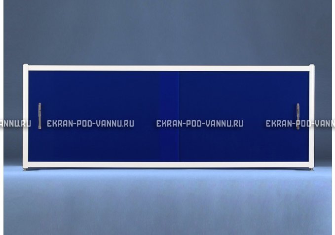 Раздвижной экран EUROPLEX Комфорт синий – купить по цене 6750 руб. в интернет-магазине в городе Тюмень картинка 1