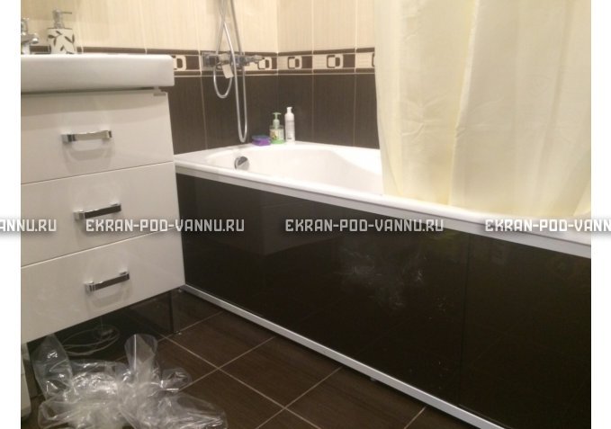 Раздвижной экран EUROPLEX Комфорт шоколад – купить по цене 6750 руб. в интернет-магазине в городе Тюмень картинка 3