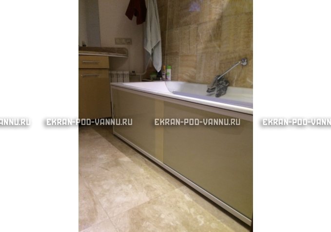 Экран раздвижной EUROPLEX Комфорт слоновая кость – купить по цене 6250 руб. в интернет-магазине в городе Тюмень картинка 3