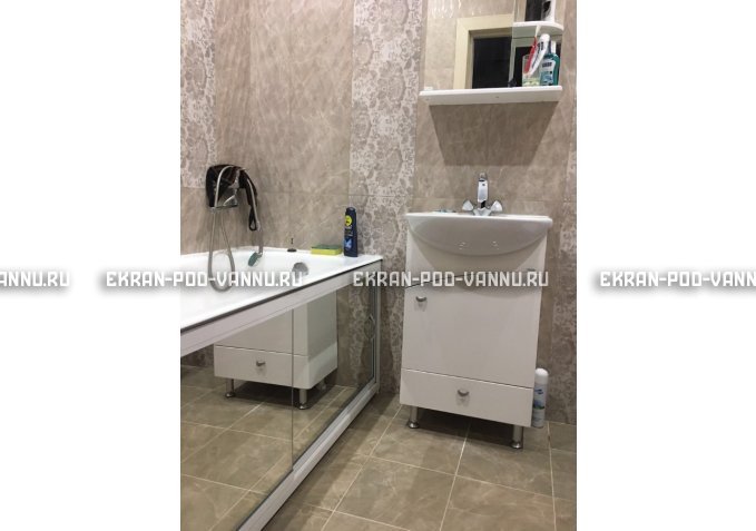 Раздвижной экран EUROPLEX Роликс Зеркальный – купить по цене 9700 руб. в интернет-магазине в городе Тюмень картинка 5