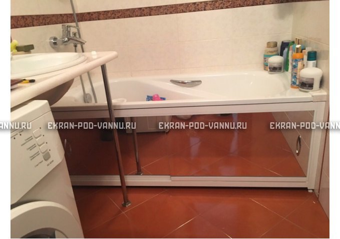 Раздвижной экран EUROPLEX Роликс Зеркальный – купить по цене 9700 руб. в интернет-магазине в городе Тюмень картинка 10