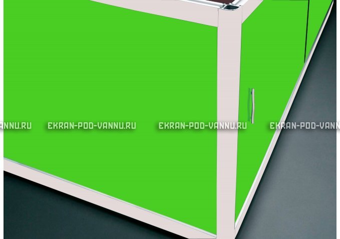 Торцевой экран EUROPLEX Комфорт салатовый – купить по цене 8760 руб. в интернет-магазине в городе Тюмень картинка 1
