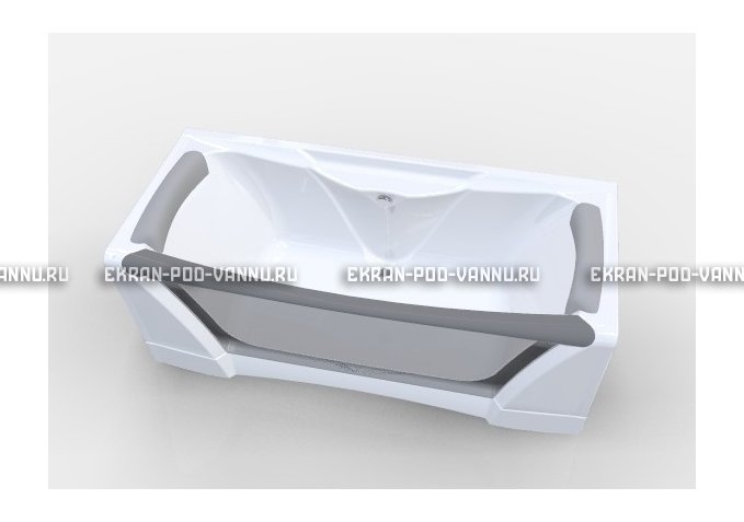 Прозрачная ванна 1MarKa Dolce Vita 180x80 – купить по цене 43200 руб. в интернет-магазине в городе Тюмень картинка 2