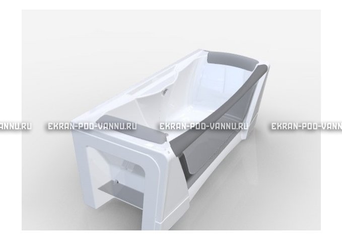 Прозрачная ванна 1MarKa Dolce Vita 180x80 – купить по цене 43200 руб. в интернет-магазине в городе Тюмень картинка 3