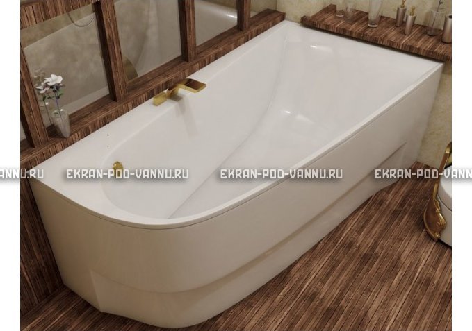 Акриловая ванна Vayer Boomerang 160x90 – купить по цене 52780 руб. в интернет-магазине в городе Тюмень картинка 1