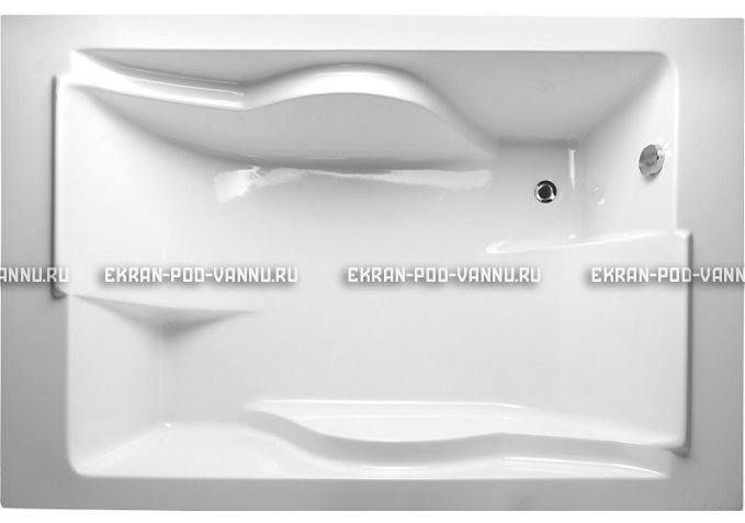 Акриловая ванна Vayer Coral 180x120 – купить по цене 33850 руб. в интернет-магазине в городе Тюмень картинка 2