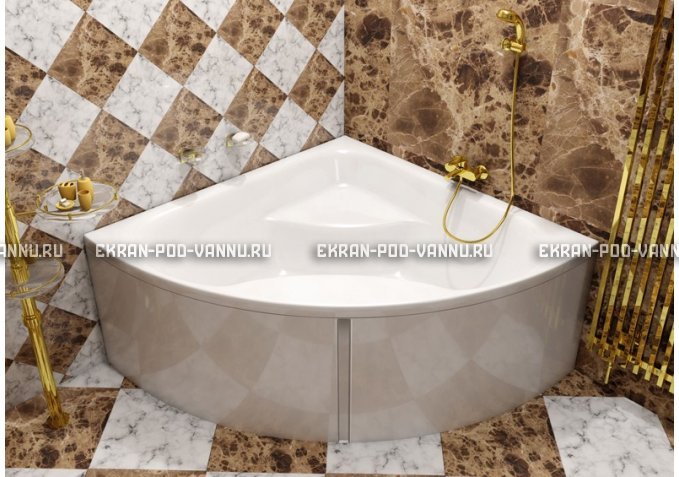 Акриловая ванна Vayer Persefona 140x140 – купить по цене 25230 руб. в интернет-магазине в городе Тюмень картинка 1