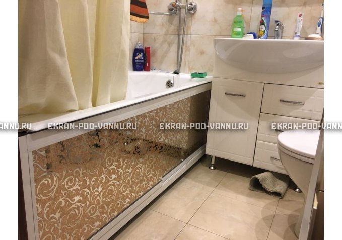 Раздвижной экран EUROPLEX Роликс Золото – купить по цене 12500 руб. в интернет-магазине в городе Тюмень картинка 1