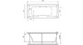 Акриловая ванна Relisan Loara 180x80 – купить по цене 23580 руб. в интернет-магазине в городе Тюмень картинка 17