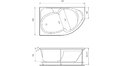 Акриловая ванна Relisan Sofi 170x105 – купить по цене 23480 руб. в интернет-магазине в городе Тюмень картинка 17