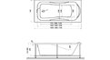 Акриловая ванна Relisan Elvira 150x75 – купить по цене 15260 руб. в интернет-магазине в городе Тюмень картинка 13