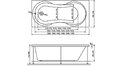 Акриловая ванна Relisan Lada 120x70 – купить по цене 10590 руб. в интернет-магазине в городе Тюмень картинка 13