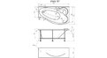 Акриловая ванна 1MarKa Gracia 160x95 – купить по цене 20300 руб. в интернет-магазине в городе Тюмень картинка 17
