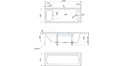 Акриловая ванна 1MarKa Modern 120x70 – купить по цене 7600 руб. в интернет-магазине в городе Тюмень картинка 17
