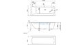 Акриловая ванна 1MarKa Modern 130x70 – купить по цене 8620 руб. в интернет-магазине в городе Тюмень картинка 21