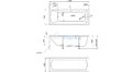 Акриловая ванна 1MarKa Modern 150x70 – купить по цене 9210 руб. в интернет-магазине в городе Тюмень картинка 17