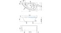 Акриловая ванна 1MarKa Piccolo 150х75 – купить по цене 11310 руб. в интернет-магазине в городе Тюмень картинка 25