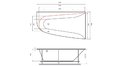 Акриловая ванна Vayer Boomerang 180x100 – купить по цене 53030 руб. в интернет-магазине в городе Тюмень картинка 18